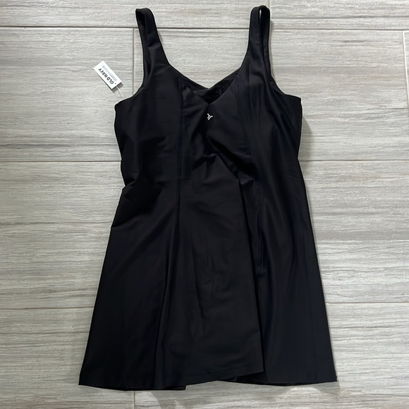 Old Navy Black Powersoft Athletic Dress with Built in Shorts Large Skort bottom - Picture 7 of 15